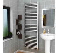1600 x 600 mm Straight Heated Towel Rail Chrome Bathroom Ladder Radiator