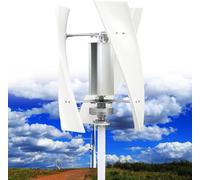 16000W 20000W No Noise Vertical Wind Turbine Generator,12V 24V 48V 220V Magnetic Levitation Wind Turbine with MPPT Controller, for Home Street Lighting(20000W,12V)
