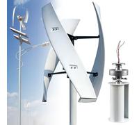 16000W 20000W Vertical Axis Wind Turbine Generator 12V 24V 48V 220V Permanent Maglev Generator with Charge Controller Windmill for Homeuse RV Boat Farm(16000W,24V)