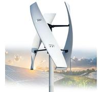 16000W 20000W Vertical Axis Wind Turbine Generator Kit,12V/24V/48V/220V Maglevs Winds Generator,Quiet 3 Leaves Small Household Windmill For Boats,Terraces,Home,Industrial Energy(16000W,12V)
