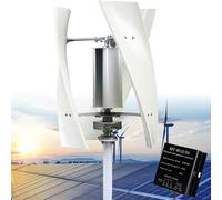 16000W 20000W Wind Turbine Generator Kit - Portable Vertical 3-Blade Helix Power System with Charge Controller for Marine, RV, Home, Industrial Energy - Renewable Energy Solution(48V)