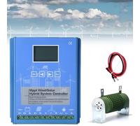 16000W Wind and Solar Charge Controller,Wind Solar Hybrid Charge Controller, with LCD Display and Dump Load,Wind Solar Turbine Generator Controller,for Home, Boat, Street Light 12V