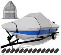 1600D+1200D Polyester Center Console Boat Cover