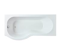 1600mm P shaped showerbath LH