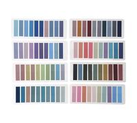 1600Pcs Sticky Tabs, 8 Pack Transparent Indexes, Book Annotations Kits, Flags, Colored Page Marker Indexes Color Page Marker Notes for Books Stick It