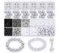 1600PCS Volleyball Sports Ball Polymer Clay Beads Charms for Friendship Bracelets Making Kit Cute Fun Beads DIY Arts Crafts Birthday Gifts for Kids Girls Volleyball Bead
