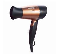 1600W Powerful Travel Hair Dryer with Foldable Handle 2-Speed & 2 Heat Settings Geepas Gold One Size