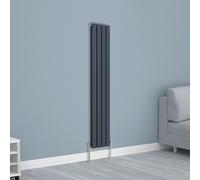 (1600x272mm Double, Anthracite) NRG Horizontal Vertical Flat Panel Designer Radiator Central Heating Radiator Rads
