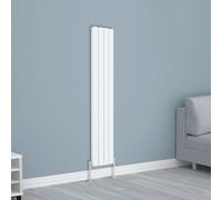 (1600x272mm Double, White) NRG Horizontal Vertical Flat Panel Designer Radiator Central Heating Radiator Rads
