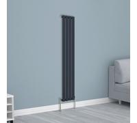 (1600x272mm Single, Anthracite) NRG Horizontal Vertical Flat Panel Designer Radiator Central Heating Radiator Rads