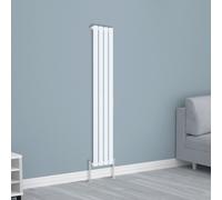 (1600x272mm Single, White) NRG Horizontal Vertical Flat Panel Designer Radiator Central Heating Radiator Rads