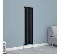 (1600x408mm Single, Black) NRG Horizontal Vertical Flat Panel Designer Radiator Central Heating Radiator Rads
