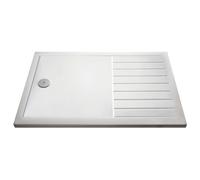 Hudson Reed White Rectangular Walk-In Shower Tray 1600X800mm - NTP1680