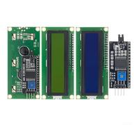 1602 LCD Module with I2C Interface, 16x2 Character Display Screen Blue Yellow Green Backlight 5V for Arduino Pi Electronics Projects(B)