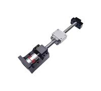 1604 1605 Rolled Ball Screw 100mm-850mm 16mm With BF12 HM12 Motor Mount Bracket Nema23/24+Coupler For CNC Router(1604 HM12-60 C5,200mm)