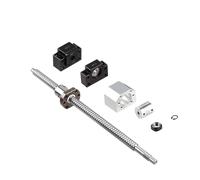 1605 Ballscrew/SFU1605 Ball Screw Kit 250-1550mm End Machined With Ballnut+BK/BF12 Support+DSG16H+Coupling For CNC Parts(Sfu1605 kit,250mm)