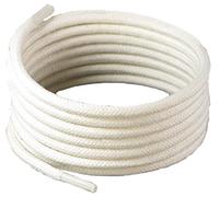 160CM & 90CM Long, 5.00MM Wide Round Cream Shoe & Boot Laces 2 Pair Pack (90 cm)