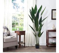 160cm Artificial Bird of Paradise Plant Fake Tropical Tree in Pot