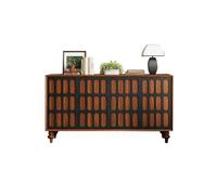 160cm Solid Wood Sideboard Cabinet - Versatile Storage Table for Entryway, Living Room, Kitchen, Bedroom, Hallway - Stylish Buffet Furniture and Home Decor Solution