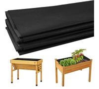 160cm x 210cm Veg Trough Fabric Liner Raised Garden Bed Planter Liner Non Woven Vegetable Trugs Herb Plant Liner Elevated Planters Box Replacement Fabric for Heavy Duty Plant Grow Trough Outdoor