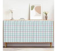 160cm x 80cm Short Cabinet Curtains, Under Sink Laundry Drapes, Privacy Panels for Classroom Shelves, Adhesive Fabric Curtains for Storage Solutions