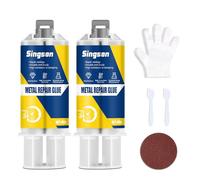 160g Metal Repair Glue, 2 part epoxy glue, high strength liquid metal with heat resistant,Bonds metal, plastic, stainless steel and aluminium alloy. Suitable for DIY craft projects and repairs