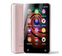 160GB MP3 Player with Bluetooth and WiFi, innioasis Music Player with Spotify,Pandora,Amazon Music,4" Touch Screen Android MP4 MP3 Player for Kids with Libby,Audible,Spotify Kids (Pure Pink)