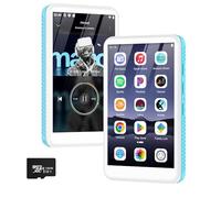 160GB MP3 Player with Bluetooth and WiFi-SWOFY D08 4" HD Full Touch Screen MP3 Player with Spotify, Amazon Music,YouTube,Pandora,Libby,Android MP4 Music Player for Kids White