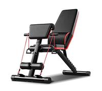 160KG Foldable Dumbbell Bench Weight Training Fitness Adjustable Weight Bench Incline Multiuse Workout Exercise Fitness shoulder, biceps, leg exercise Black