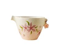 160ml/5.5oz ceramic hand-painted purple pink cherry blossoms fair mug household fresh and exquisite drinking utensils-purple pink cherry blossoms