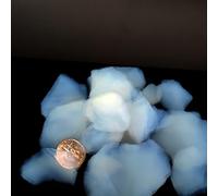 160ml Aerogel Blocks Airgel Granules Aerogel Particle (Frozen Smoke Blue Smoke) The lightest Solid in The World NASA Insulation Material 20-50mm