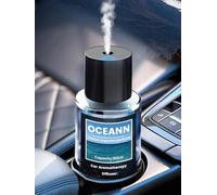 160ml Large Capacity Smart Car Air Freshener Diffuser with 160ml Natural Fragrance Perfume (Oceann) Last 12 Months, Auto On/Off, Ultrasonic Mist, 3 Spray Modes, Built-in Battery, BJ 003