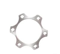 160mm 3.0mm Thickened Disc Brake for Electric For Bike, Scooter and E-Motorcycle - 6-Hole Mount, Raised 11mm Design, High Hardness Ca