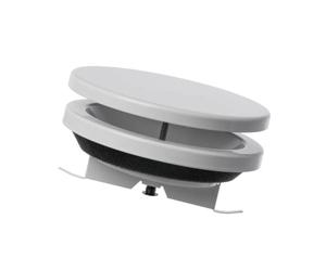 Ø 160mm / 6.3'' Adjustable Diffuser - Air Supply Valve - Ventilation Ducting Cover - Metal - White