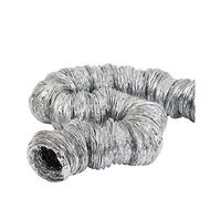 Ø 160mm / 6.3 inch Flexible Air Duct for Cooker Hood, Air Conditioner, Extractor Fan, Tumble Dryer - 10m / 32.8 ft Exhaust Hose - Ventilation Ducting - Polyester