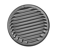 Ø 160mm / 6" inch Aluminium Round Metal Air Vent Grille Cover with Insect Mesh - Ventilation Cover