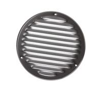 Ø 160mm / 6" inch Galvanised Round Metal Air Vent Grille Cover with Insect Mesh - Ventilation Cover