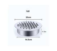 (160MM) 75mm 201 Stainless Steel Wall Air Vent Grille Exterior Round Ducting Ventilation Grilles Ventilation Duct Hood Durable Vent Cap