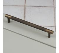 160mm Antique Brass Cabinet Handle Textured Knurled Kitchen Cupboard Door Drawer Pull Bathroom Bedroom Furniture Replacement