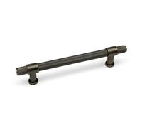 160mm Antique Brass Heavyweight Knurled Cabinet Handle Kitchen Cupboard Door Drawer Pull Wardrobe Furniture Replacement Upcycle