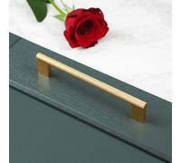 160mm Brass Knurled Cabinet Handle Textured Gold Boss Cupboard Door Drawer Pull Wardrobe Furniture Replacement
