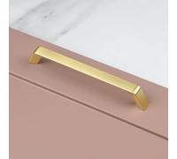 160mm Brushed Brass Cabinet Handle Cupboard Door Drawer Pull