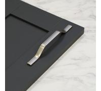 160mm Brushed Nickel D Handle for Kitchen Cabinets, Drawers, Furniture and Bedrooms