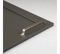160mm Brushed Nickel Cabinet Handle Grey Strap Cupboard Door Drawer Pull Kitchen Wardrobe Furniture Replacement