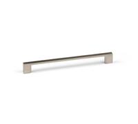 160mm Brushed Nickel Cabinet Handle Matt Grey Slim Square Kitchen Cupboard Door Drawer Pull Bathroom Bedroom Furniture Replacement