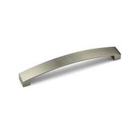 160mm Brushed Nickel Kitchen Cabinet Curved Bow Handle Bedroom Bathroom Drawer Door Wardrobe Furniture Silver Grey