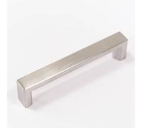 160mm Brushed Nickel Square D Handle for Kitchen Cabinets | Bedroom | Bathroom | Furniture | Cupboards