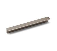 160mm Brushed Nickel L Shaped Cabinet Handle Modern Rear Fix Cupboard Door Drawer Pull