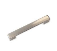 160mm Brushed Nickel Square D Handle for Kitchen Cabinets | Cupboards | Bedroom | Bathroom