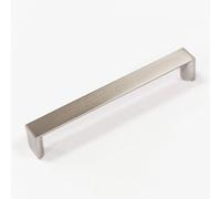 160mm Brushed Nickel Square D Handle Kitchen Cabinet